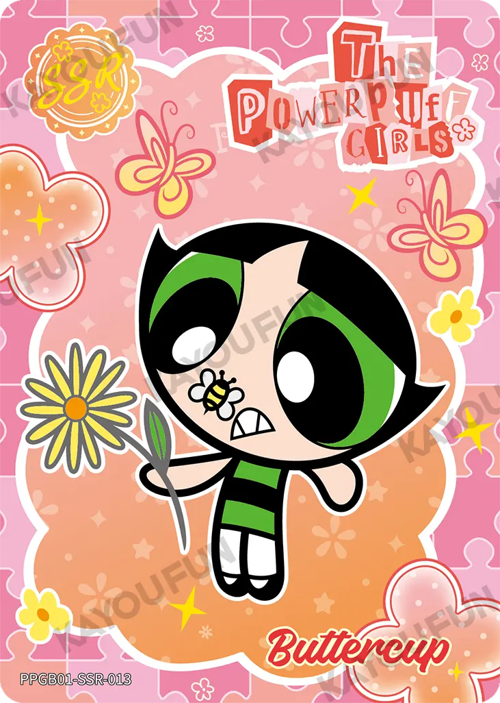 Kartu Kayou The Powerpuff Girls - Buttercup (SSR)