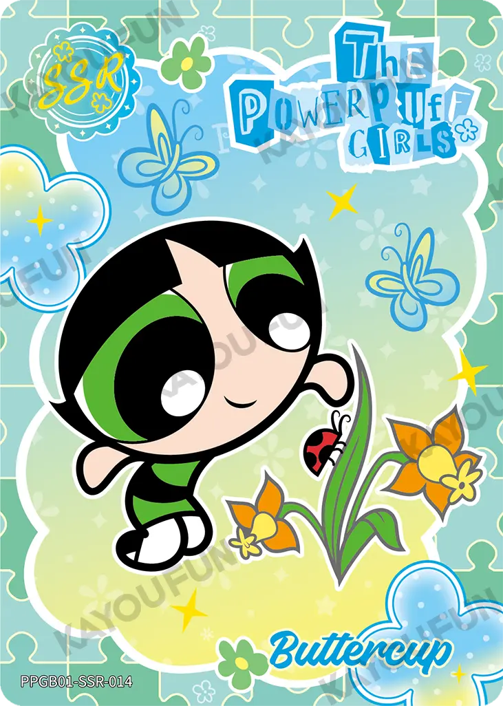 Kartu Kayou The Powerpuff Girls - Buttercup (SSR)