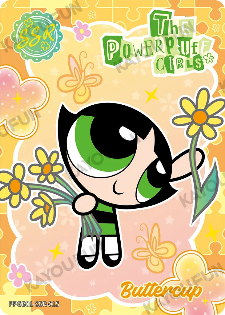 Kartu Kayou The Powerpuff Girls - Buttercup (SSR)