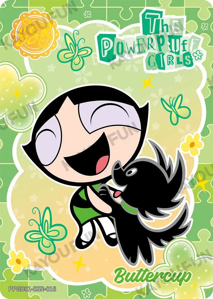 Kartu Kayou The Powerpuff Girls - Buttercup (SSR)