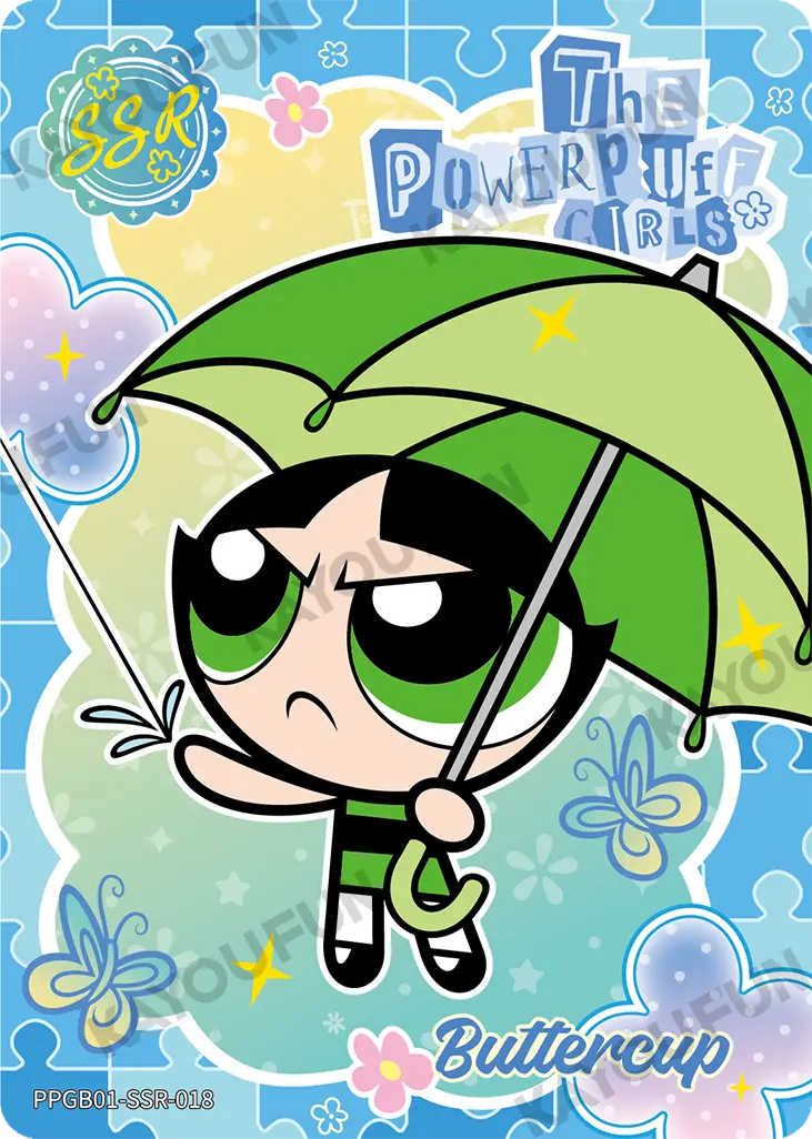 Kartu Kayou The Powerpuff Girls - Buttercup (SSR)