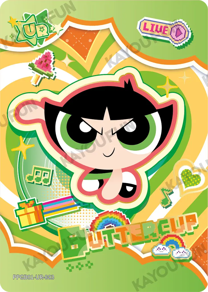 Kartu Kayou The Powerpuff Girls - Buttercup (UR)