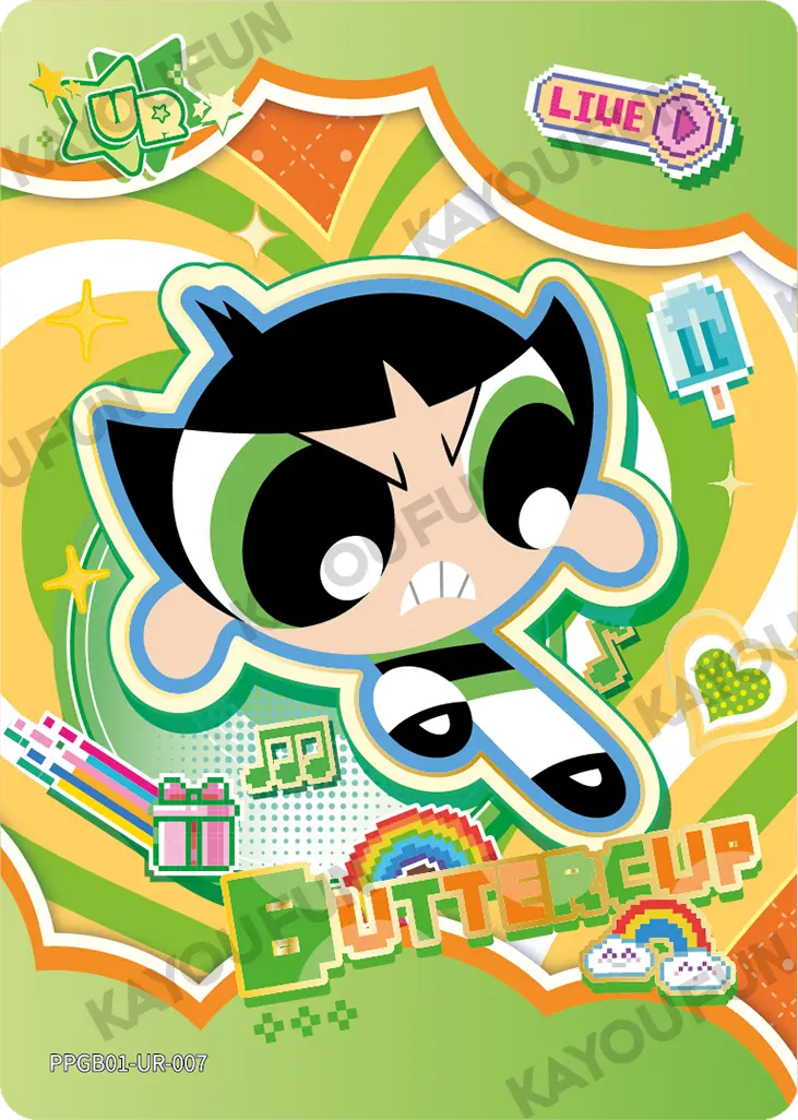 Kartu Kayou The Powerpuff Girls - Buttercup (UR)