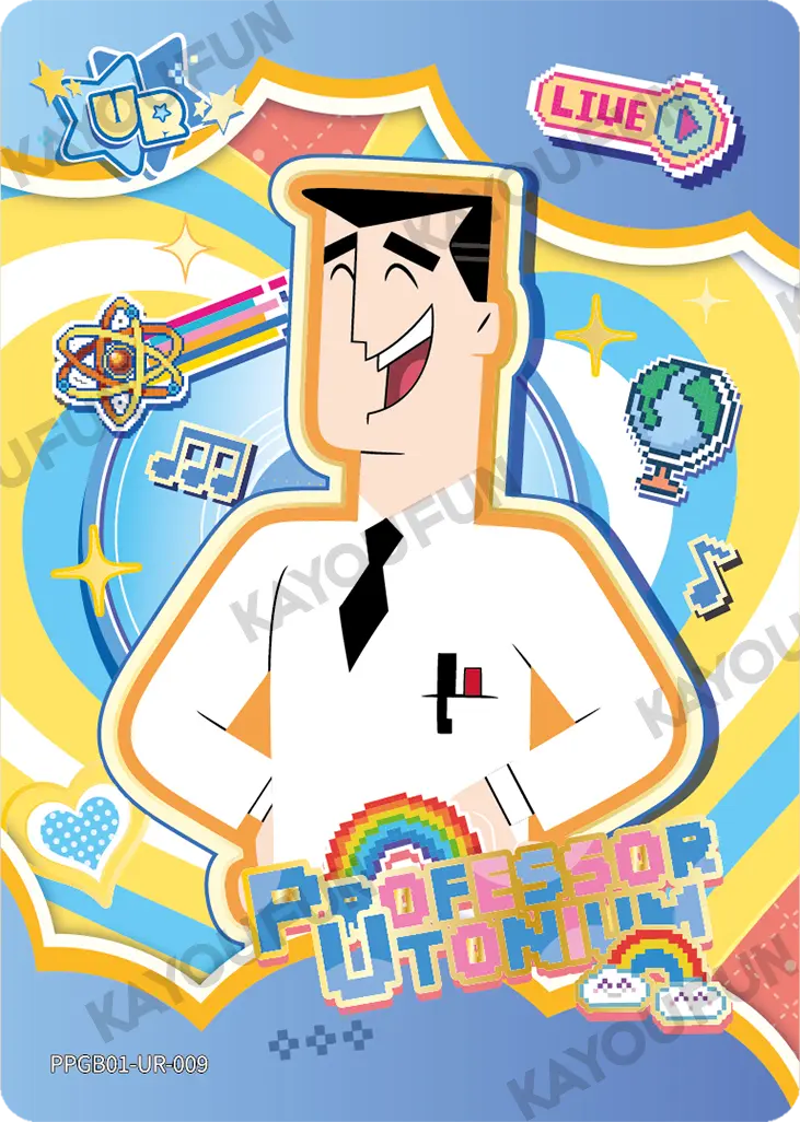 Kartu Kayou The Powerpuff Girls - Professor Utonium (UR)