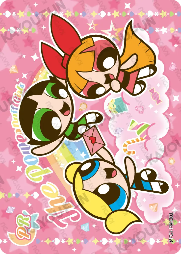 Kartu Kayou The Powerpuff Girls - Overseas Exclusive PR (PR)