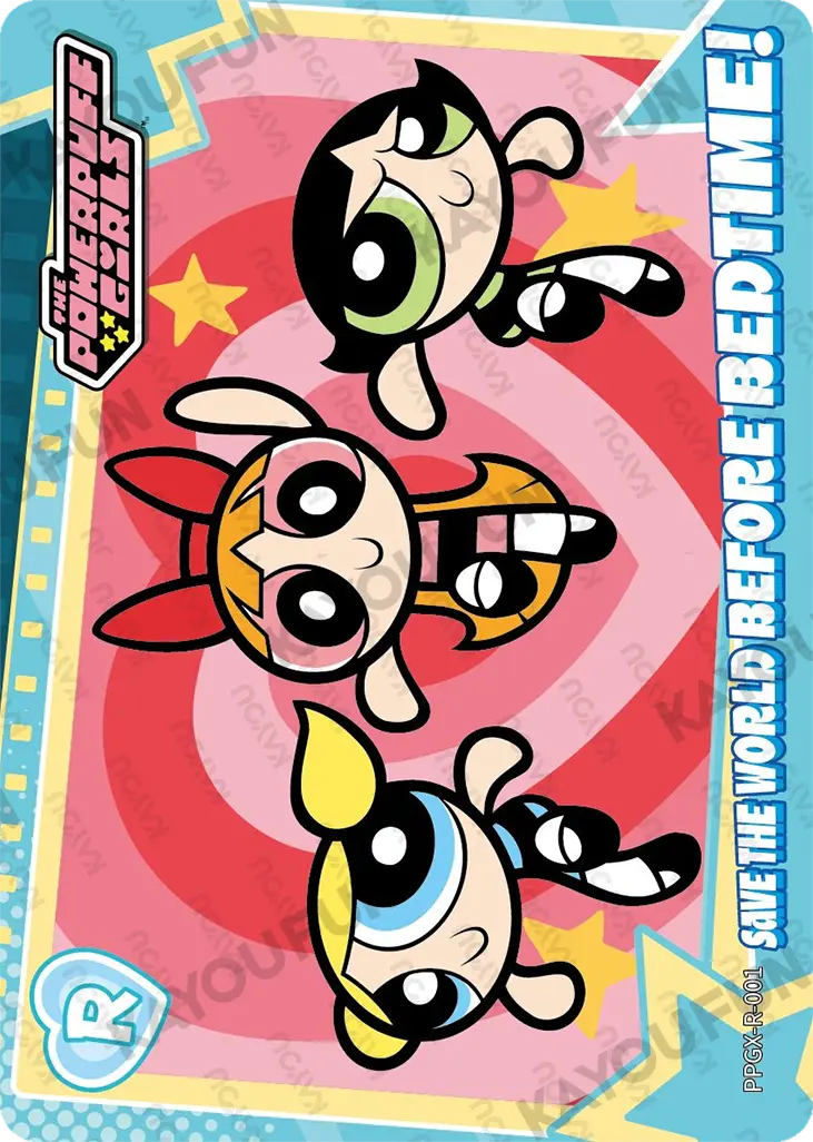 Kartu Kayou The Powerpuff Girls - Save the world before bedtime! (R)