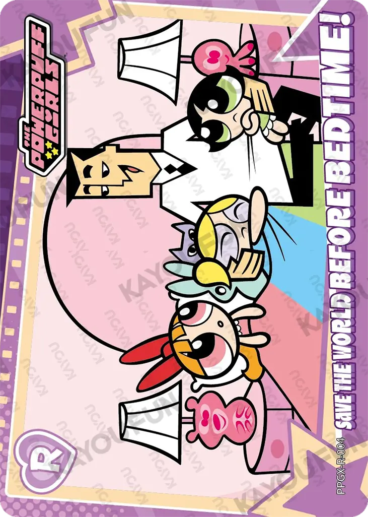 Kartu Kayou The Powerpuff Girls - Save the world before bedtime! (R)