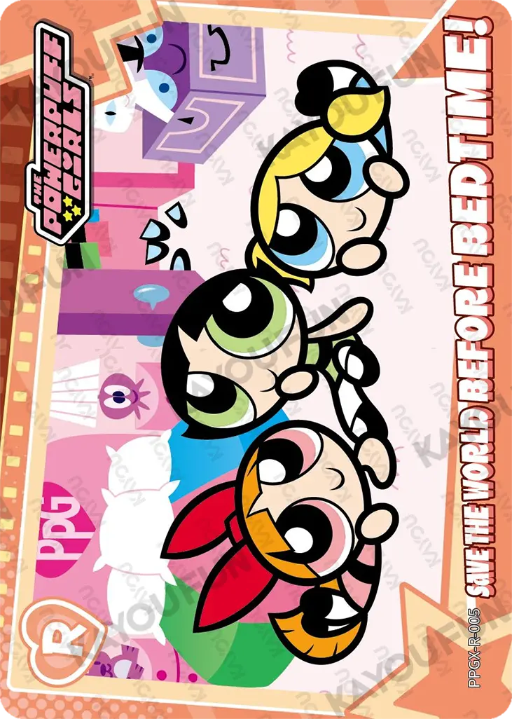 Kartu Kayou The Powerpuff Girls - Save the world before bedtime! (R)