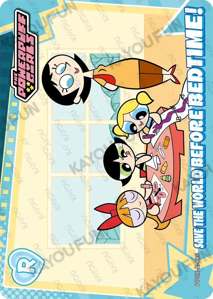 Kartu Kayou The Powerpuff Girls - Save the world before bedtime! (R)