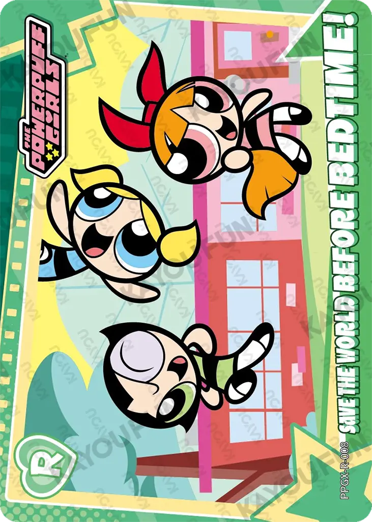 Kartu Kayou The Powerpuff Girls - Save the world before bedtime! (R)