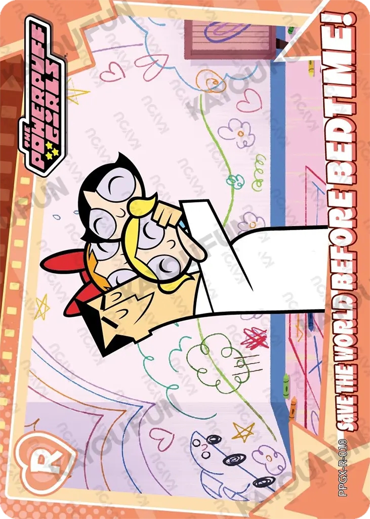 Kartu Kayou The Powerpuff Girls - Save the world before bedtime! (R)