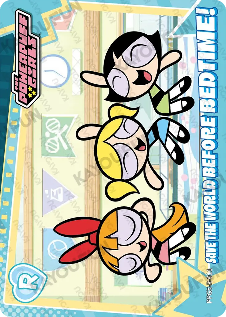 Kartu Kayou The Powerpuff Girls - Save the world before bedtime! (R)