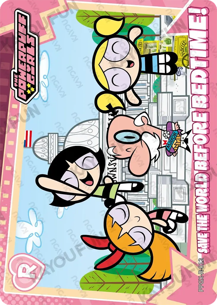 Kartu Kayou The Powerpuff Girls - Save the world before bedtime! (R)