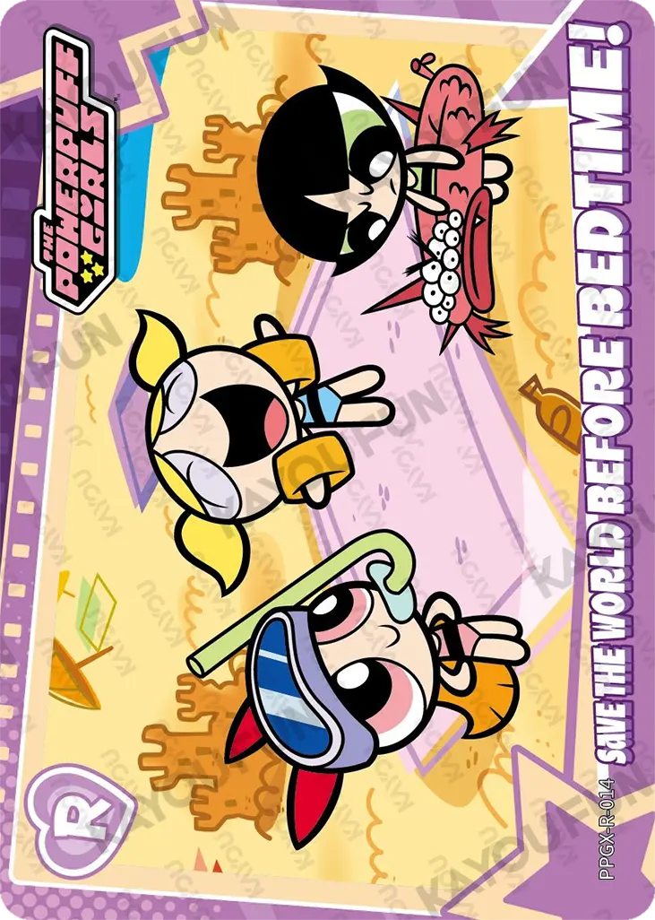 Kartu Kayou The Powerpuff Girls - Save the world before bedtime! (R)