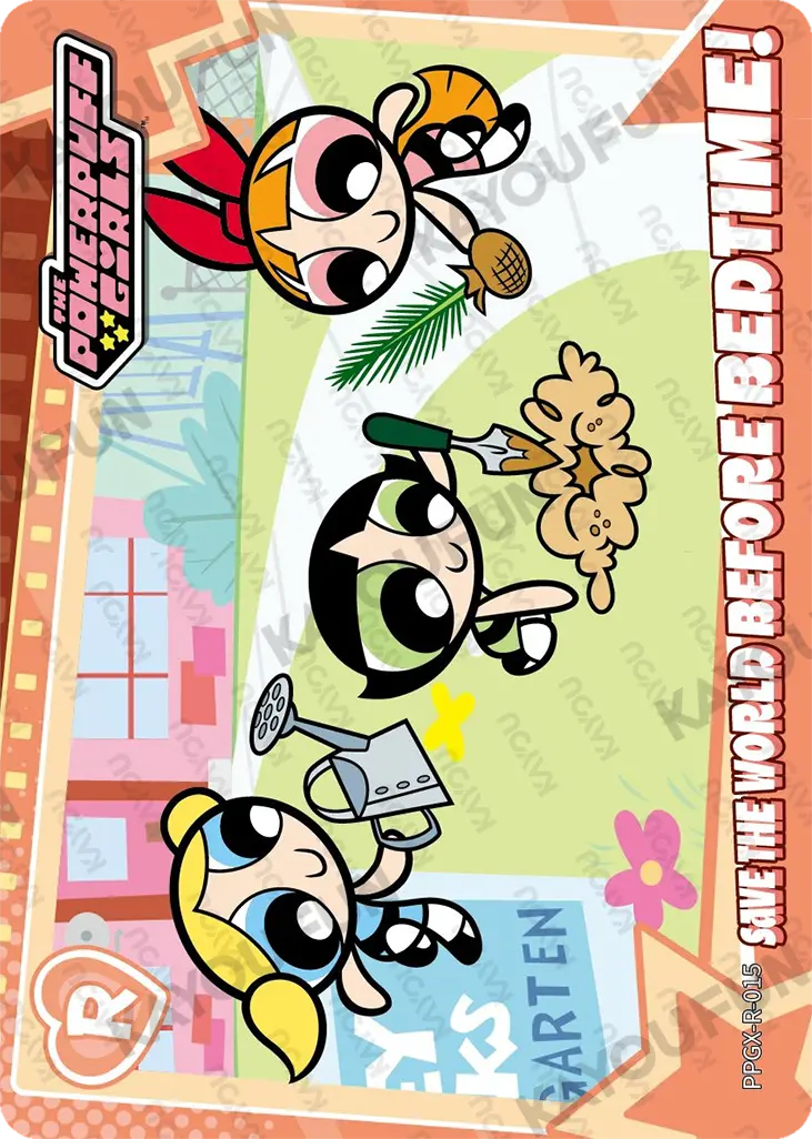 Kartu Kayou The Powerpuff Girls - Save the world before bedtime! (R)