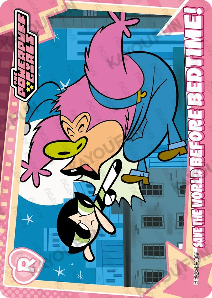 Kartu Kayou The Powerpuff Girls - Save the world before bedtime! (R)