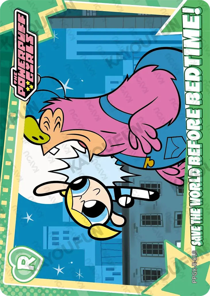 Kartu Kayou The Powerpuff Girls - Save the world before bedtime! (R)