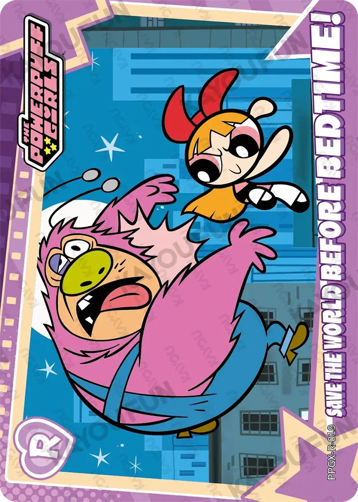 Kartu Kayou The Powerpuff Girls - Save the world before bedtime! (R)