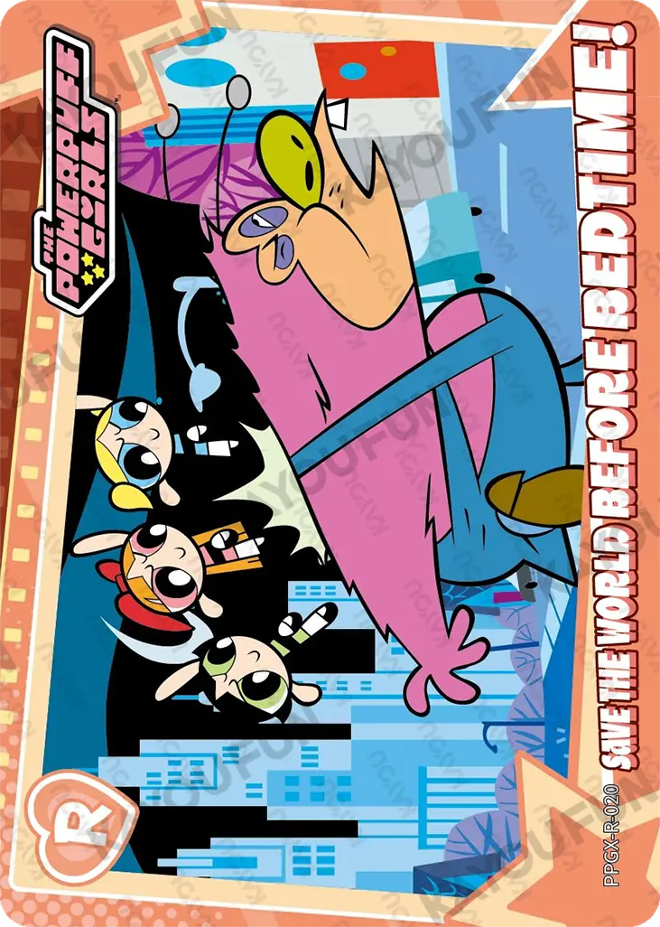 Kartu Kayou The Powerpuff Girls - Save the world before bedtime! (R)