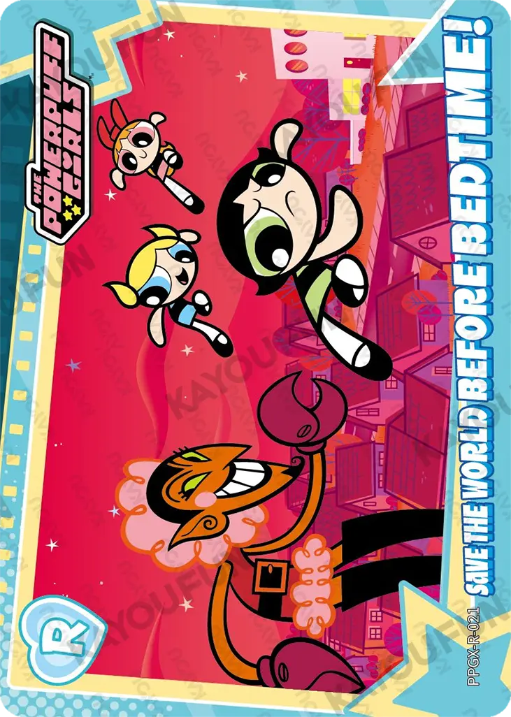 Kartu Kayou The Powerpuff Girls - Save the world before bedtime! (R)