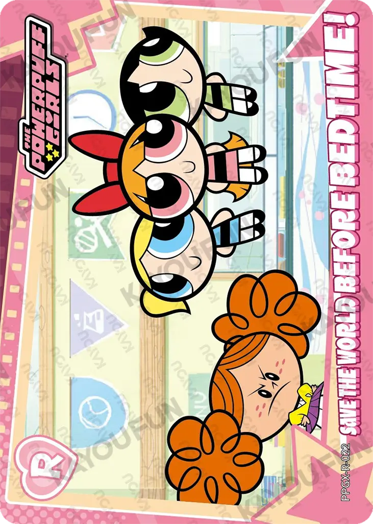 Kartu Kayou The Powerpuff Girls - Save the world before bedtime! (R)