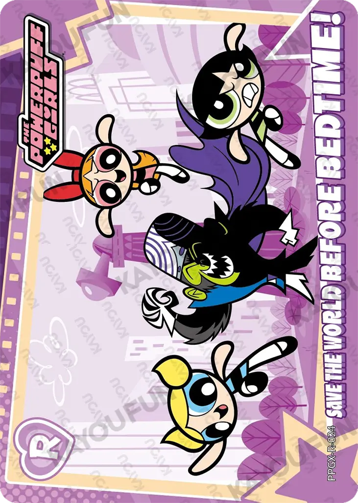 Kartu Kayou The Powerpuff Girls - Save the world before bedtime! (R)