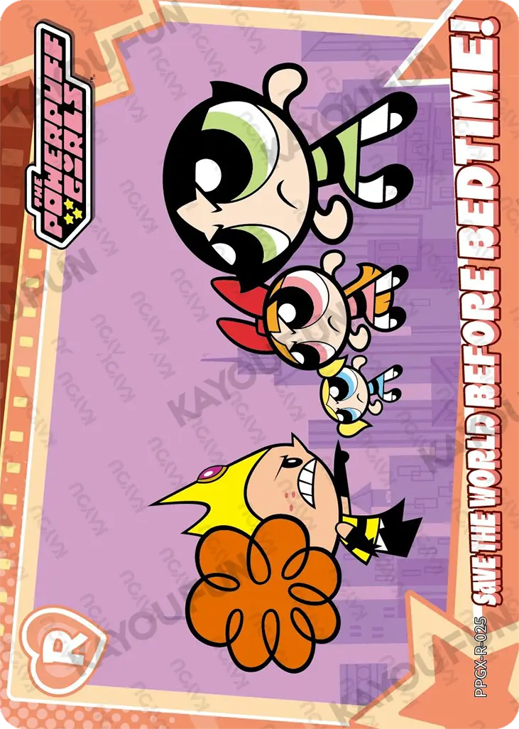 Kartu Kayou The Powerpuff Girls - Save the world before bedtime! (R)