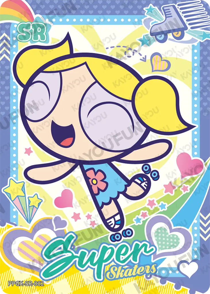 Kartu Kayou The Powerpuff Girls - Bubbles (SR)