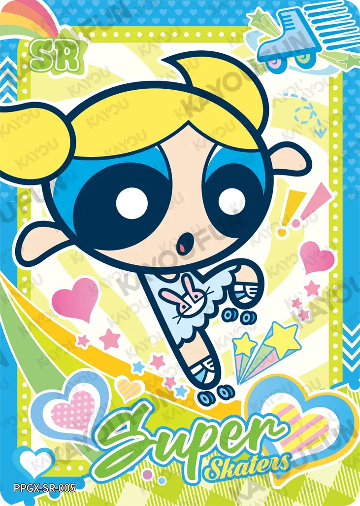 Kartu Kayou The Powerpuff Girls - Bubbles (SR)