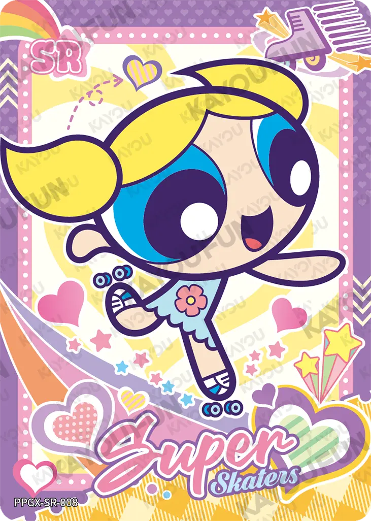 Kartu Kayou The Powerpuff Girls - Bubbles (SR)