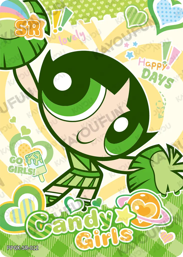 Kartu Kayou The Powerpuff Girls - Buttercup (SR)