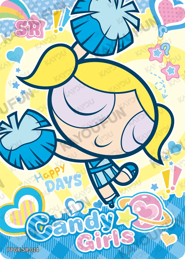 Kartu Kayou The Powerpuff Girls - Bubbles (SR)