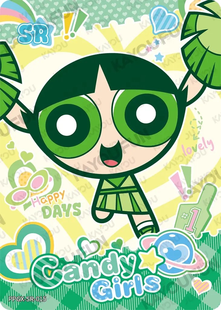 Kartu Kayou The Powerpuff Girls - Buttercup (SR)