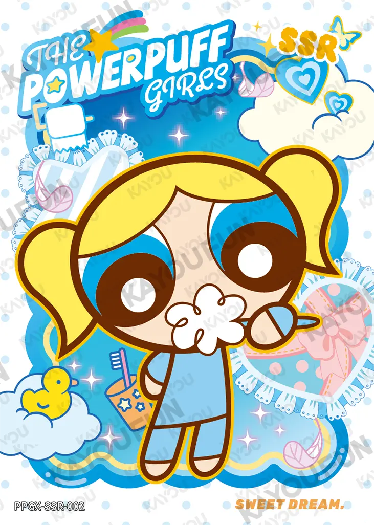 Kartu Kayou The Powerpuff Girls - Bubbles (SSR)