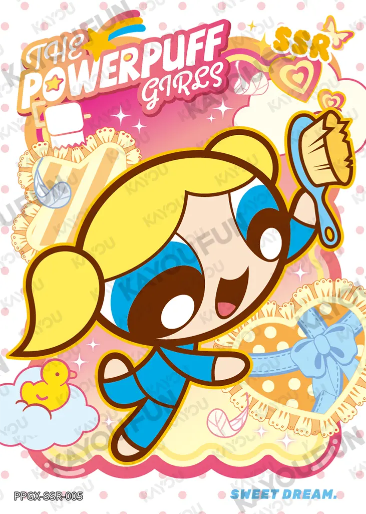 Kartu Kayou The Powerpuff Girls - Bubbles (SSR)