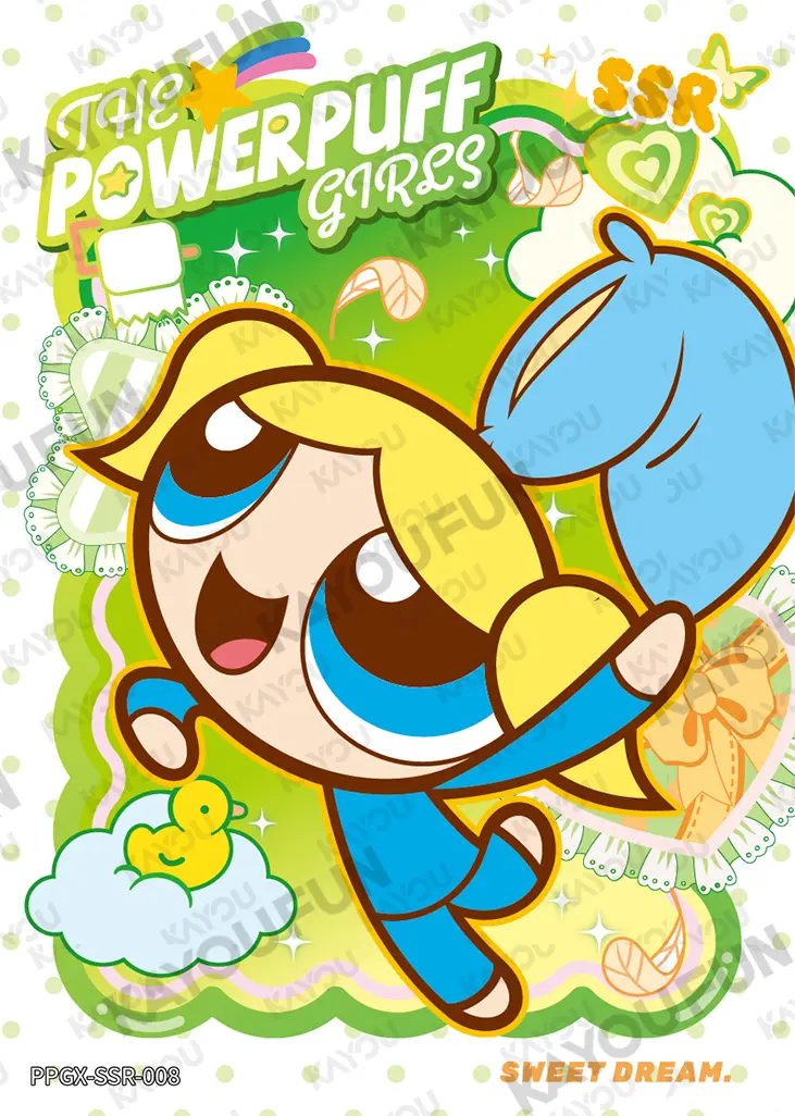 Kartu Kayou The Powerpuff Girls - Bubbles (SSR)