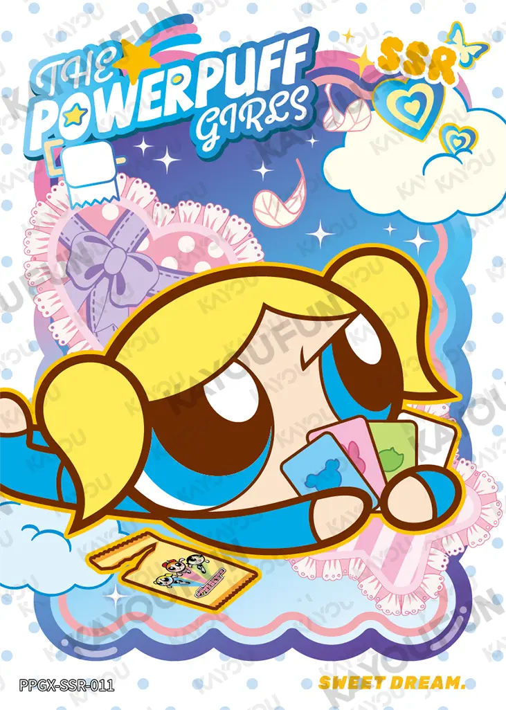 Kartu Kayou The Powerpuff Girls - Bubbles (SSR)