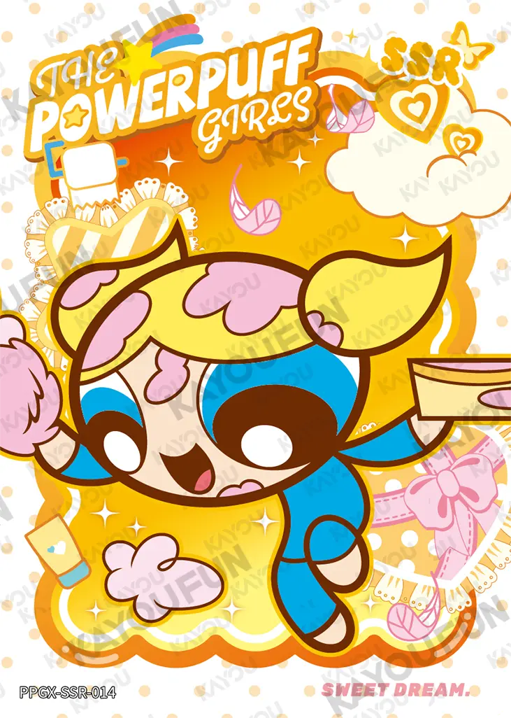 Kartu Kayou The Powerpuff Girls - Bubbles (SSR)