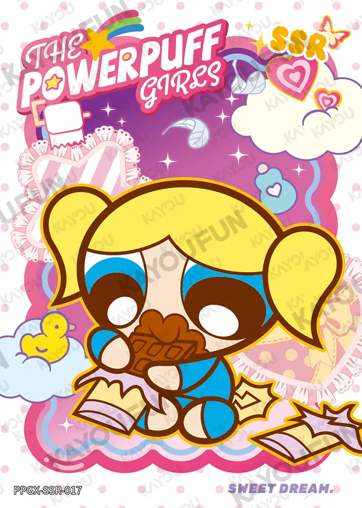 Kartu Kayou The Powerpuff Girls - Bubbles (SSR)