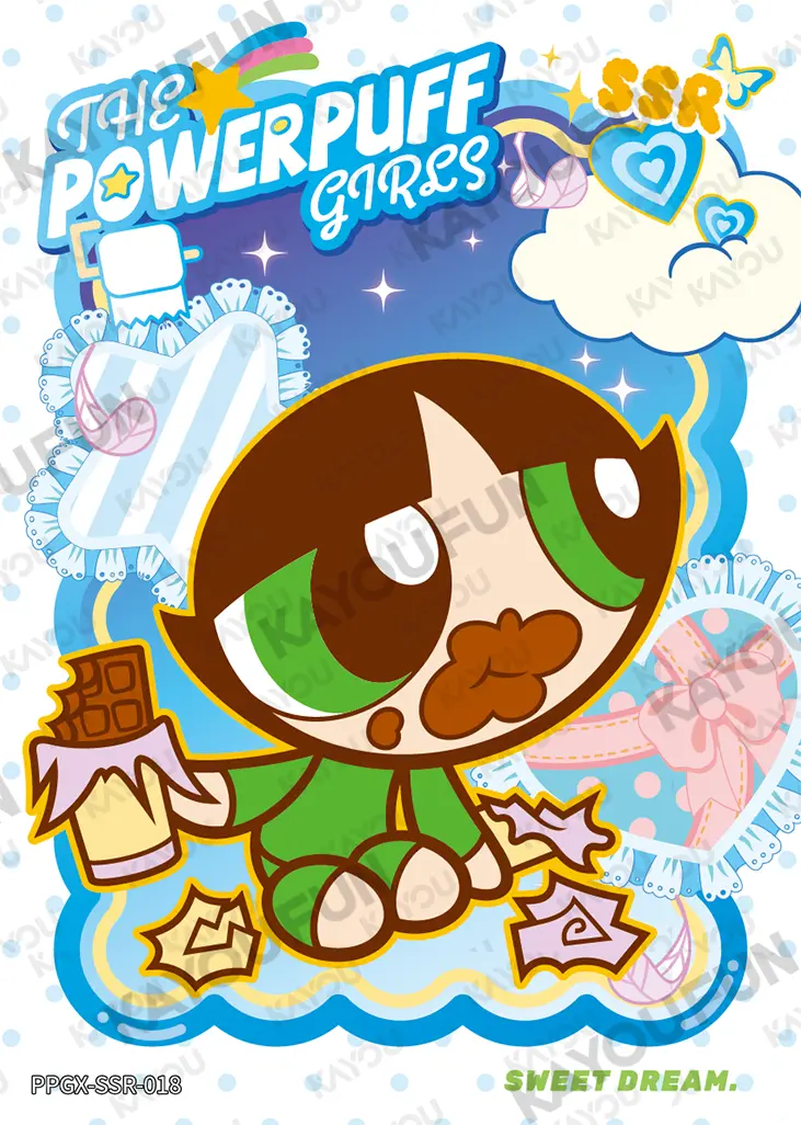 Kartu Kayou The Powerpuff Girls - Buttercup (SSR)
