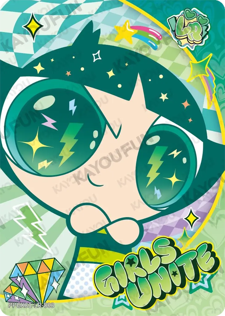 Kartu Kayou The Powerpuff Girls - Buttercup (LR)
