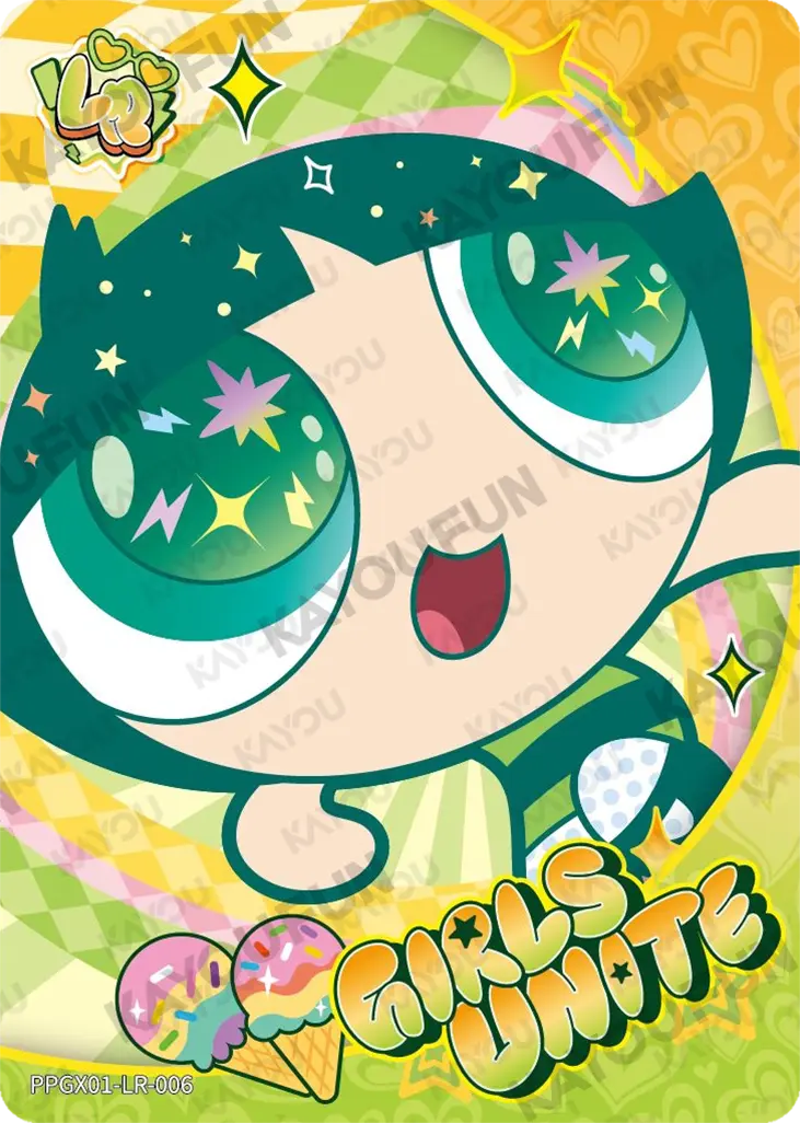 Kartu Kayou The Powerpuff Girls - Buttercup (LR)