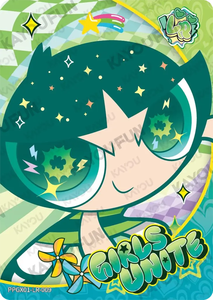 Kartu Kayou The Powerpuff Girls - Buttercup (LR)