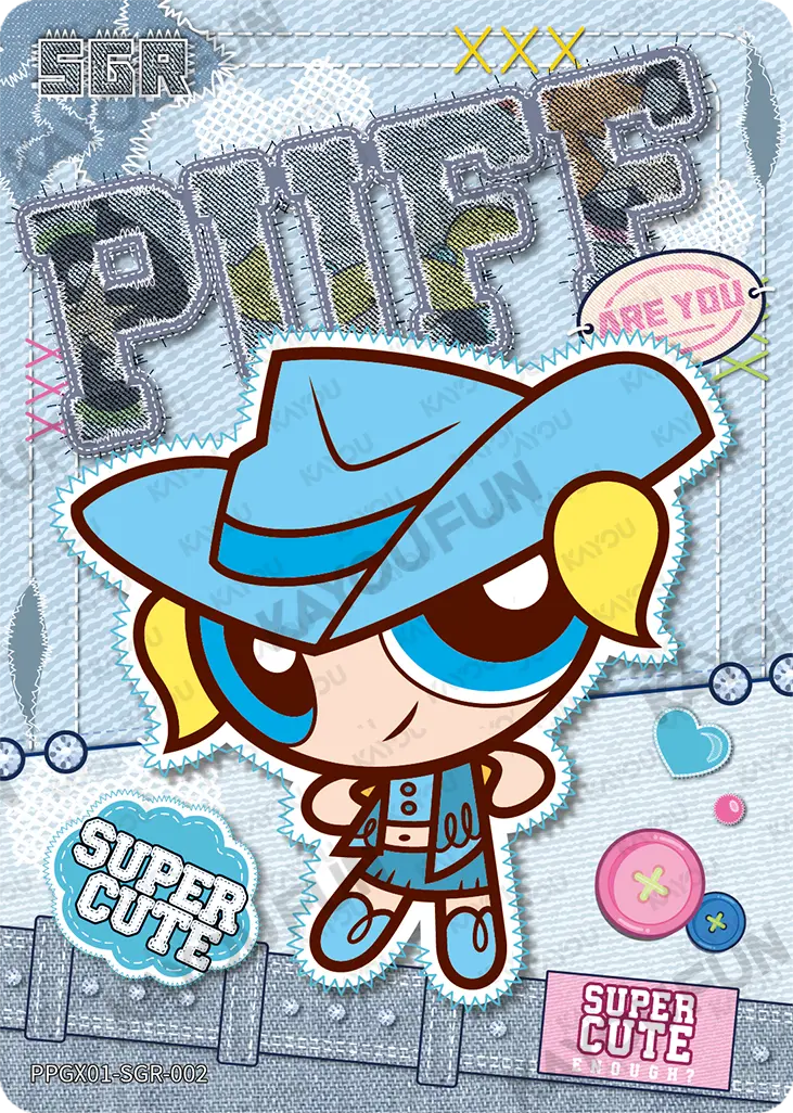 Kartu Kayou The Powerpuff Girls - Bubbles (SGR)