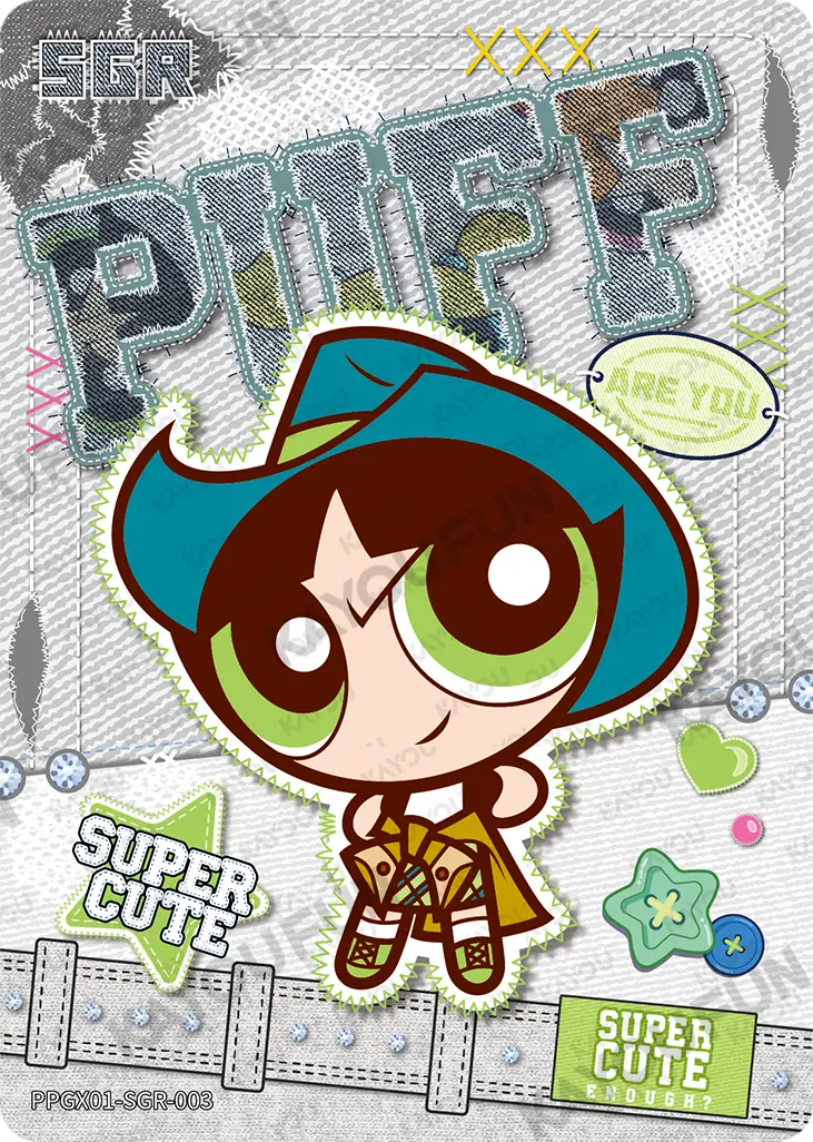 Kartu Kayou The Powerpuff Girls - Buttercup (SGR)