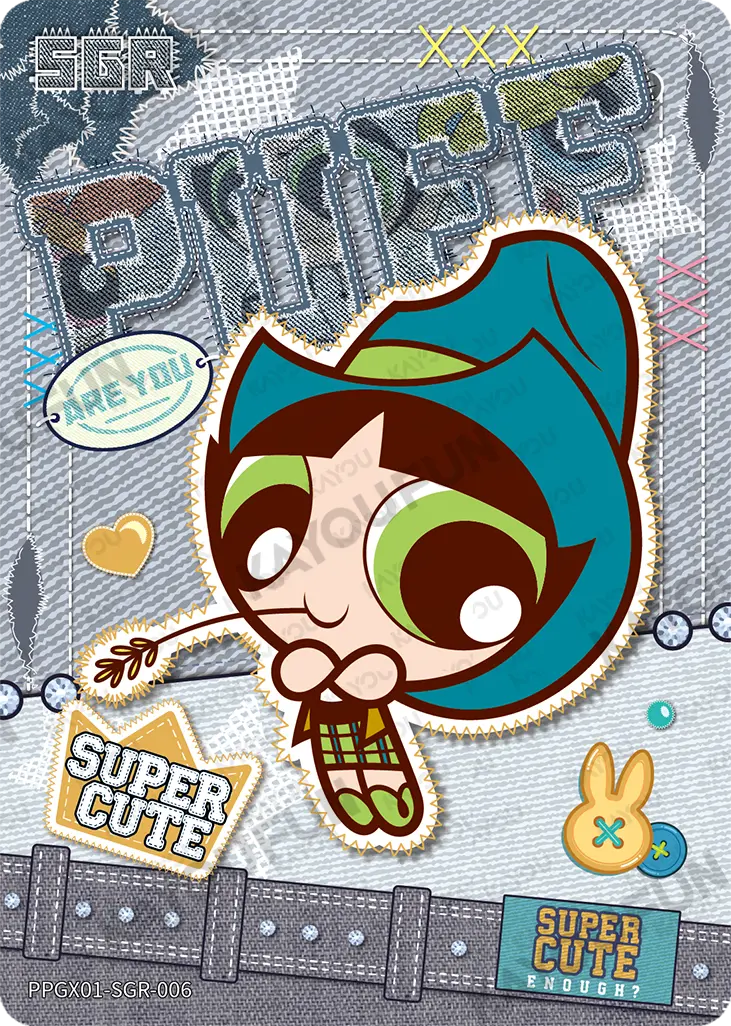 Kartu Kayou The Powerpuff Girls - Buttercup (SGR)
