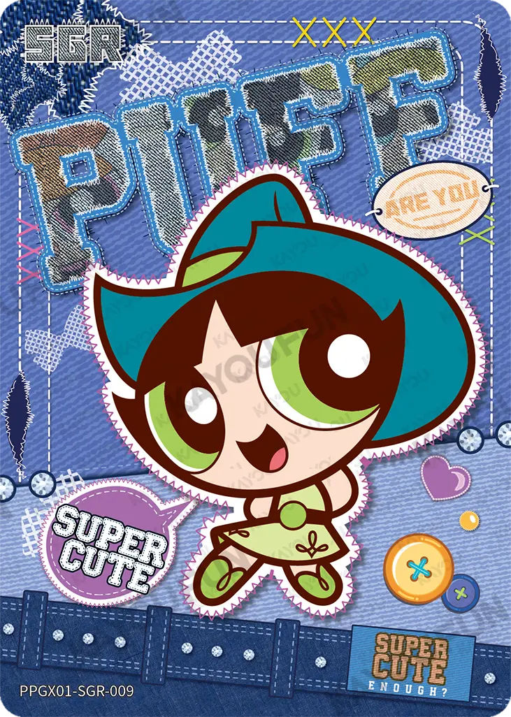 Kartu Kayou The Powerpuff Girls - Buttercup (SGR)