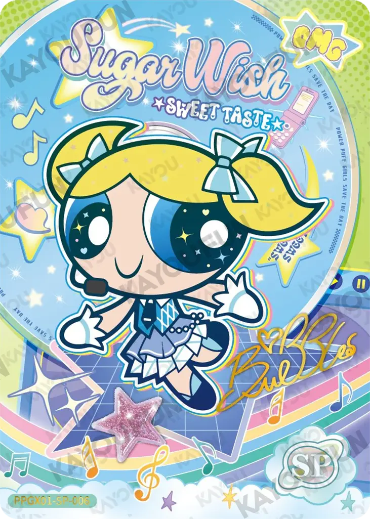 Kartu Kayou The Powerpuff Girls - Bubbles (SP)