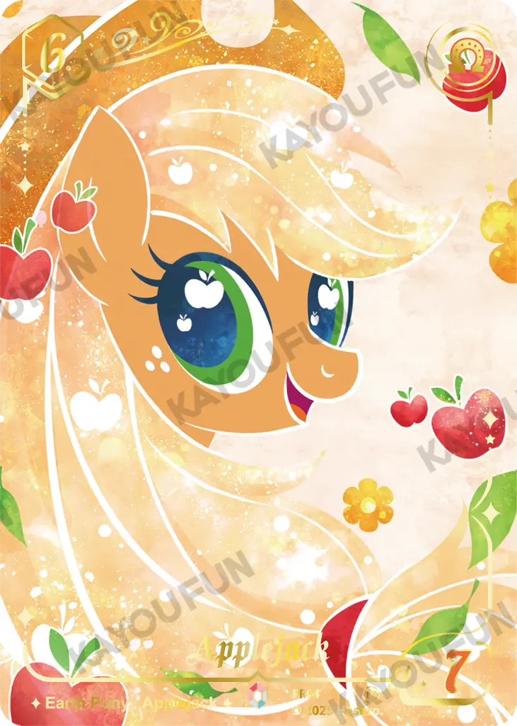 Kartu Kayou My Little Pony TCG - Applejack (PR)