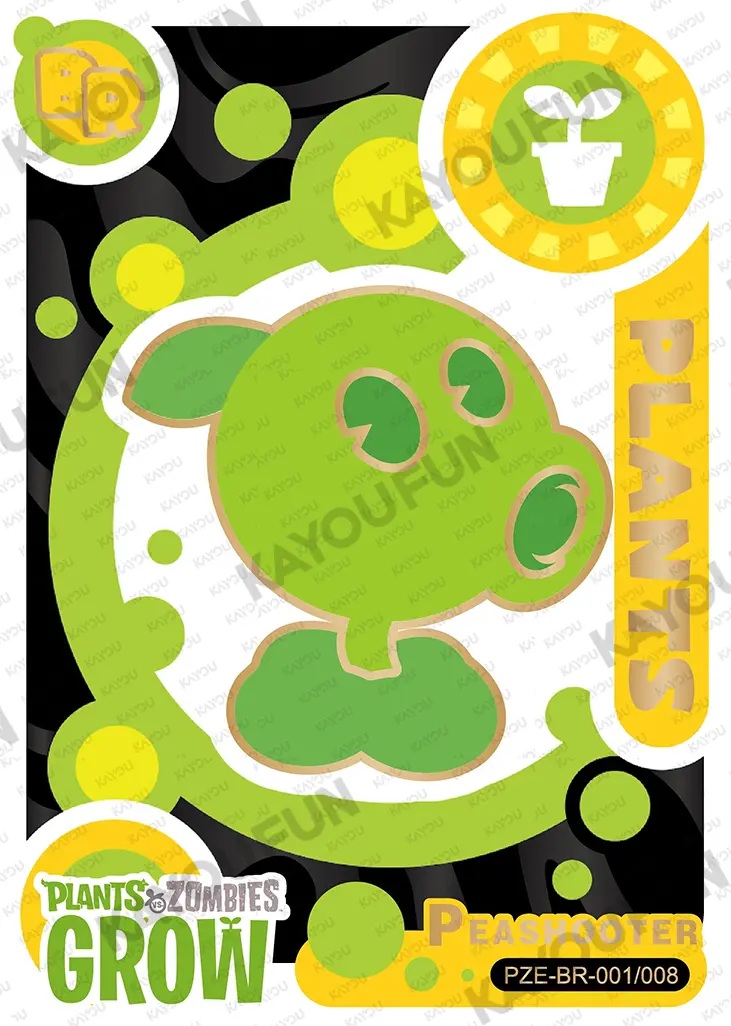 Kartu Kayou Plants vs. Zombies - Peashooter (BR)